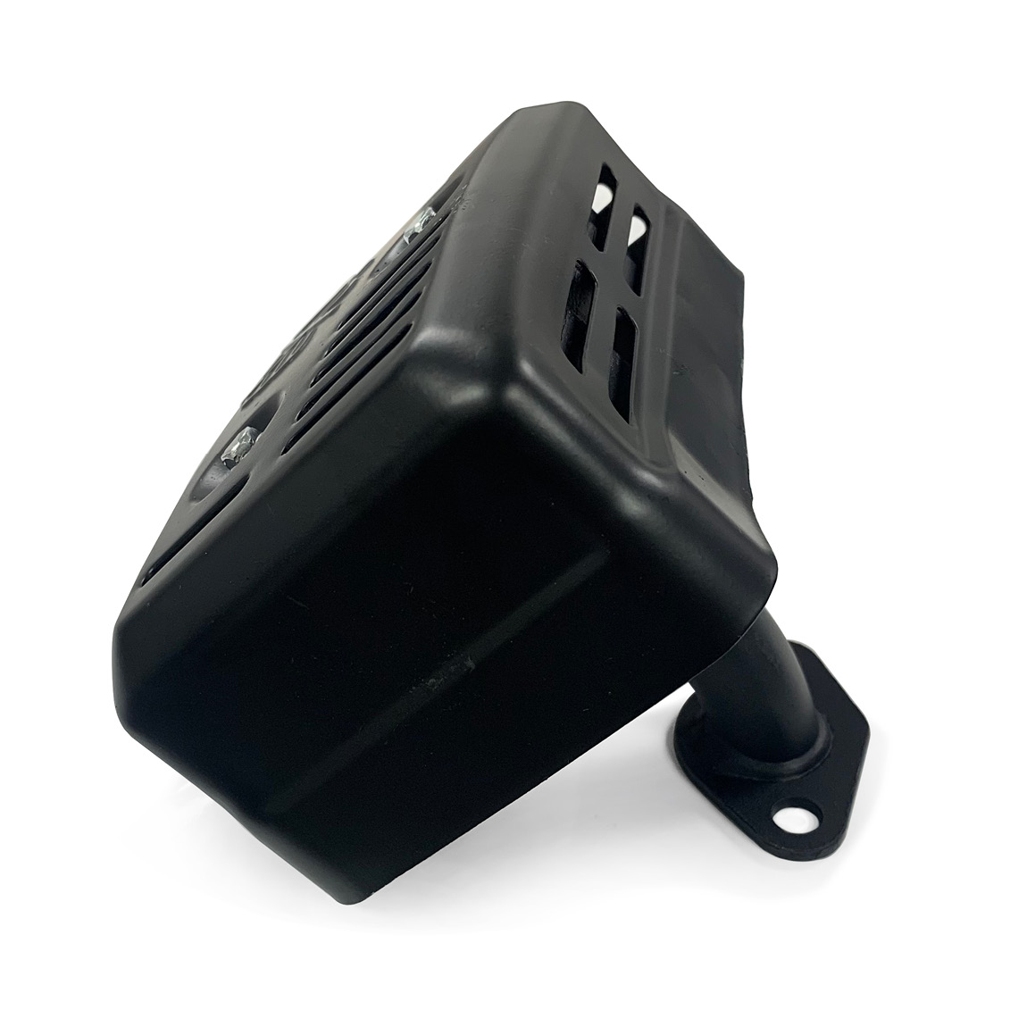 Catalytic convertor 3way for Honda Engines GX120, GX160 and GX200 clean emissions to reduce NOx oxides of nitrogen, reduce carbon monoxide. Available from Speedcrete, United Kingdom.