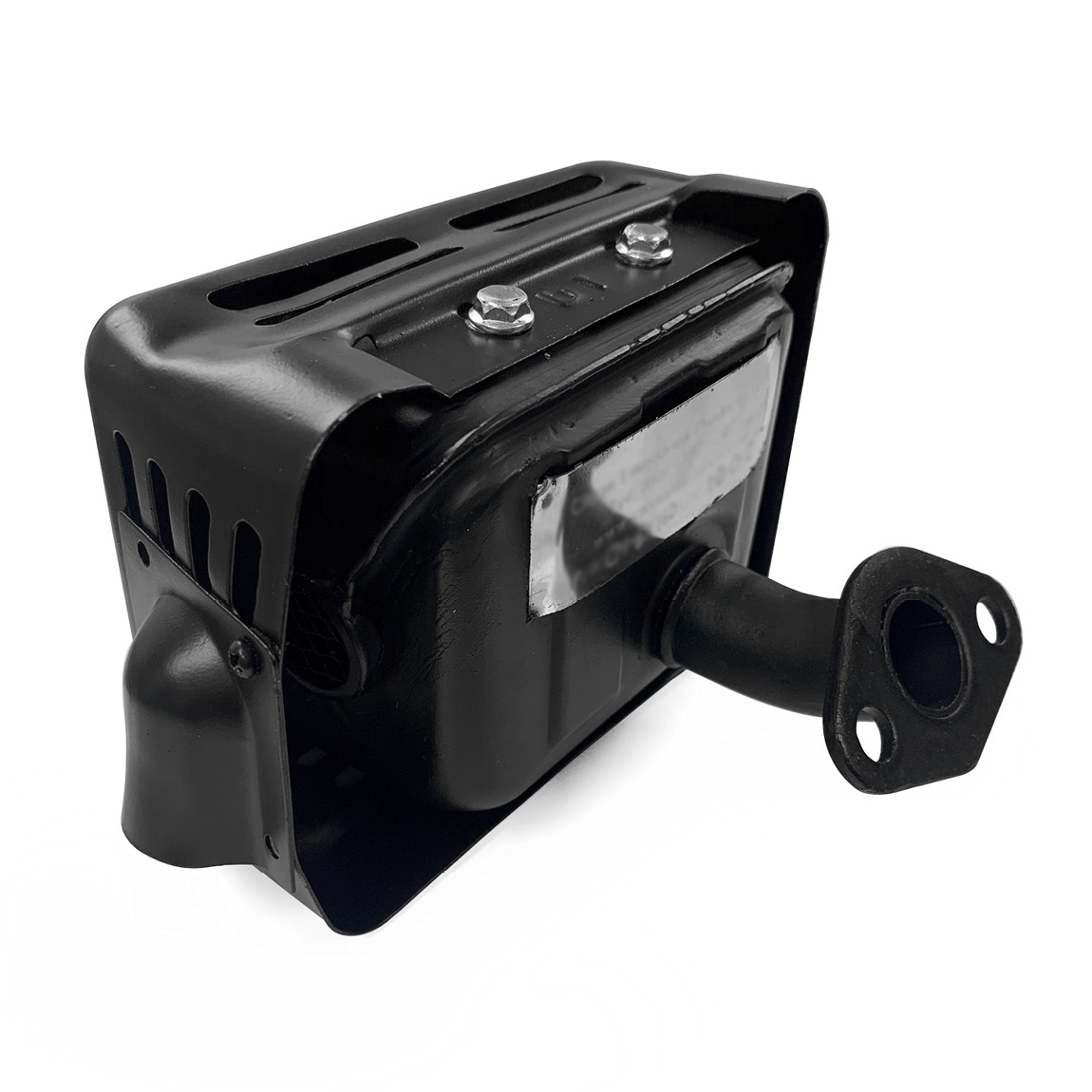 Catalytic convertor 3way for Honda Engines GX120, GX160 and GX200 clean emissions to reduce NOx oxides of nitrogen, reduce carbon monoxide. Available from Speedcrete, United Kingdom.
