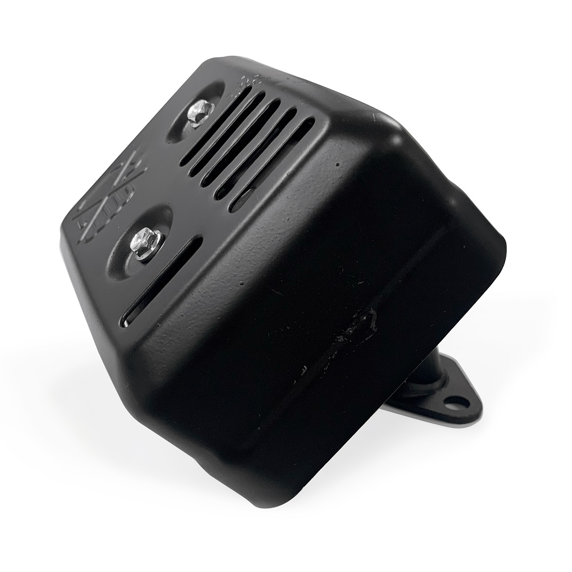 Catalytic convertor 3way for Honda Engines GX120, GX160 and GX200 clean emissions to reduce NOx oxides of nitrogen, reduce carbon monoxide. Available from Speedcrete, United Kingdom.