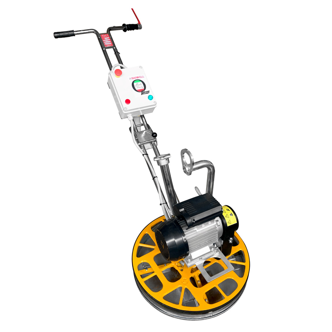 Speedcrete offer this electric version of the highly popular Barikell 30" Moskito edger, This pedestrian edging float is highly recommended for indoor projects as they offer no fumes and can be used at night time when it is illegal to use petrol or diesel