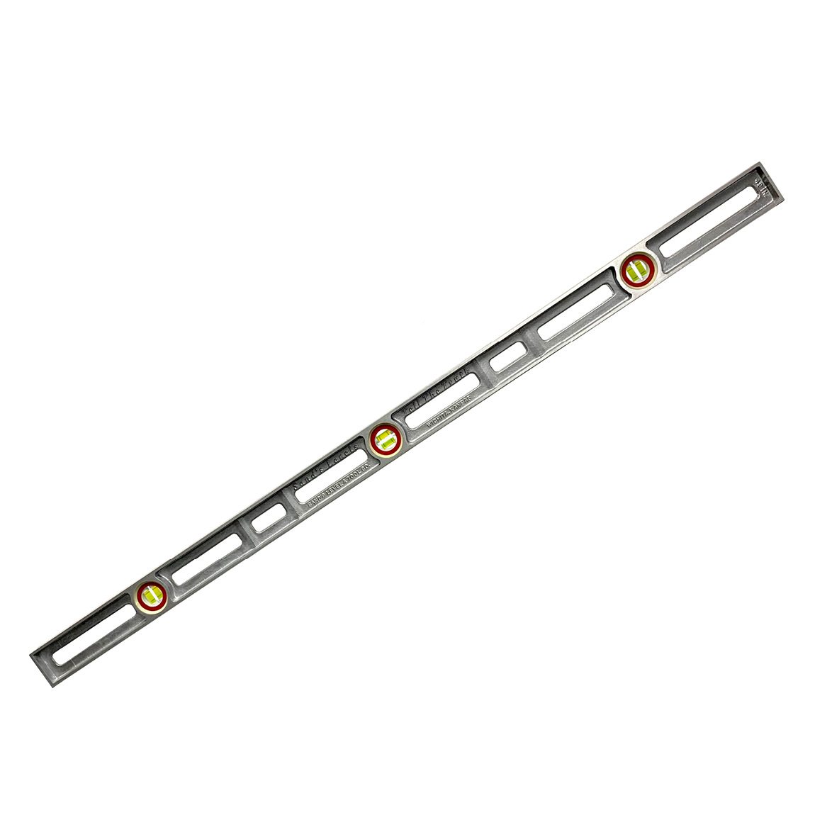 The pro cast aluminium levels feature a precision milled cast aluminium level with an accurate working surface to 0.004". 48" with 6 vials. Speedcrete, United Kingdom.