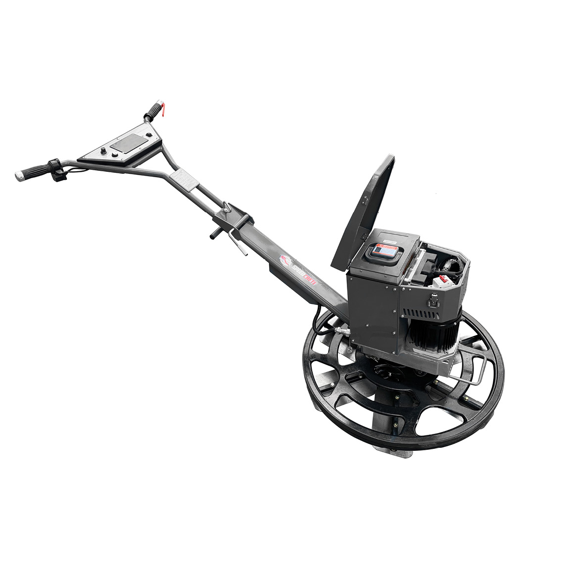 Choose from two battery powered models, the 24" four blade model or the 30" six blade model. These concrete edging trowels are used predominately for finishing indoor work to replace fuel driven models to negate fumes and to appease noise reduction specif