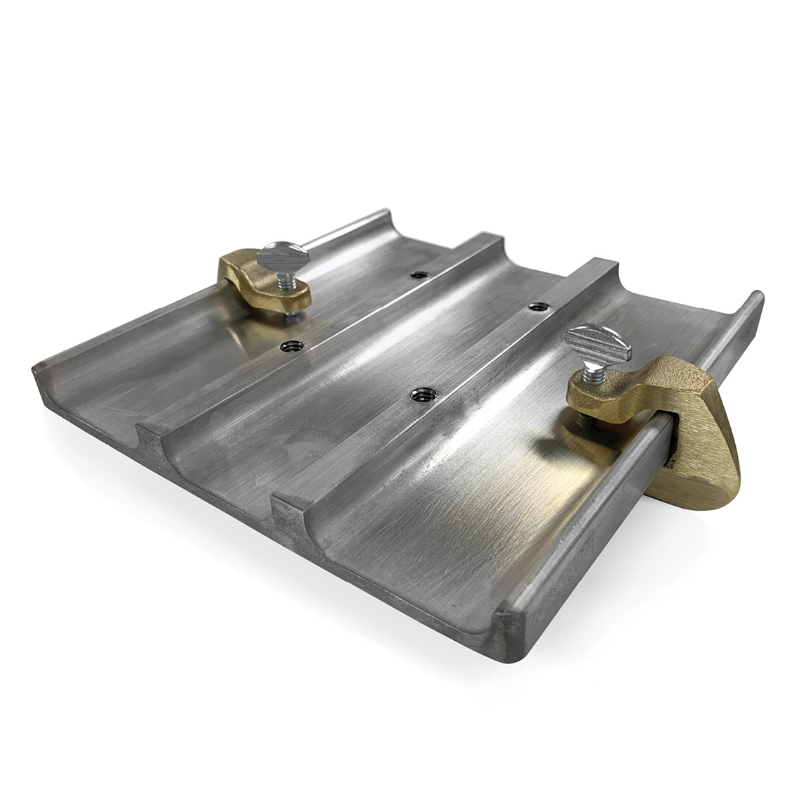 Expand the use of your Bullfloat by converting it into a groover. These bronze groover Bits fit onto 8” wide bullfloats. Made by Kraft Tools and supplied in the United Kingdom via Speedcrete.