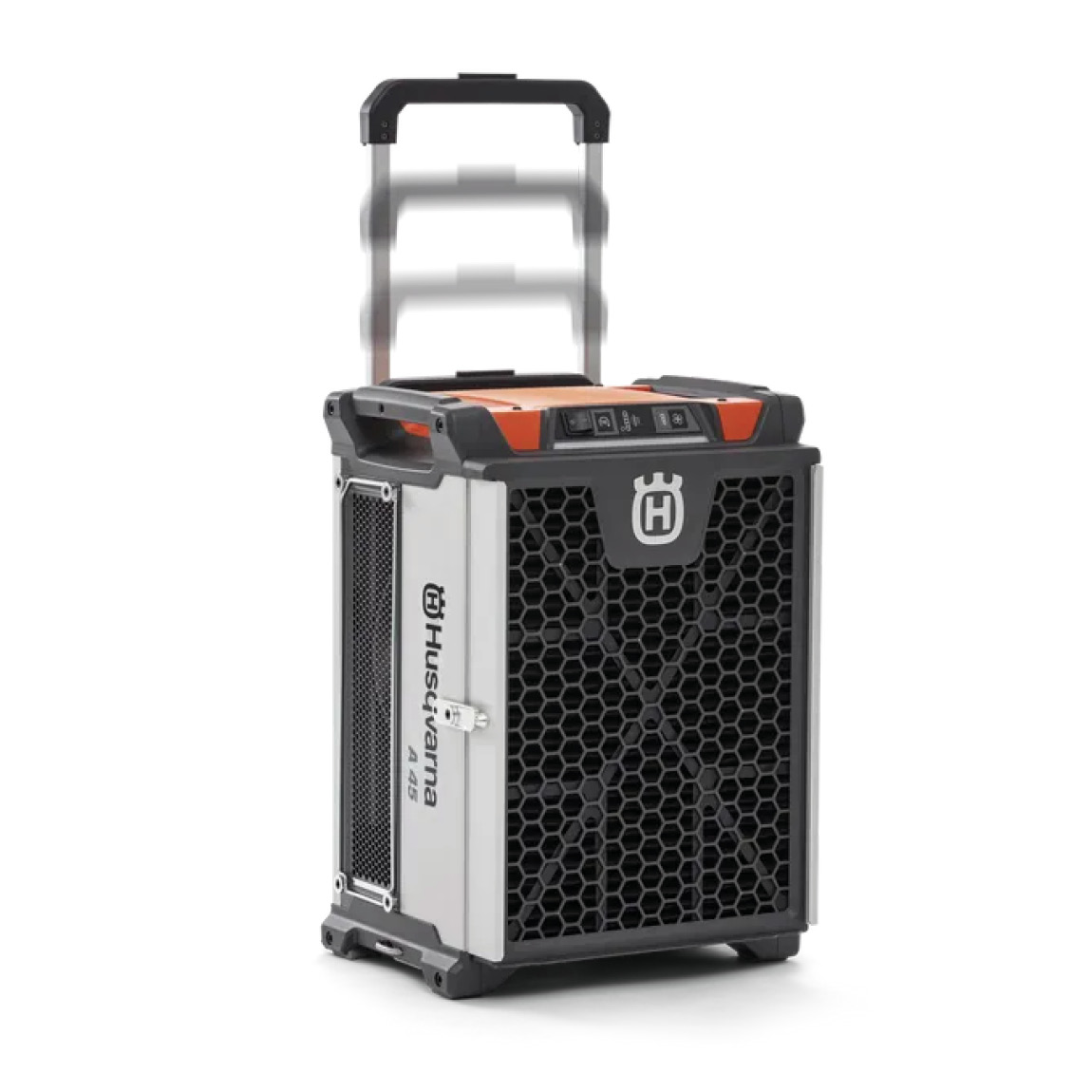 The A 45 is part of our latest generation of air cleaners, developed with a whole new level of intelligence and mobility to meet customer demands. Available from Speedcrete, United Kingdom.