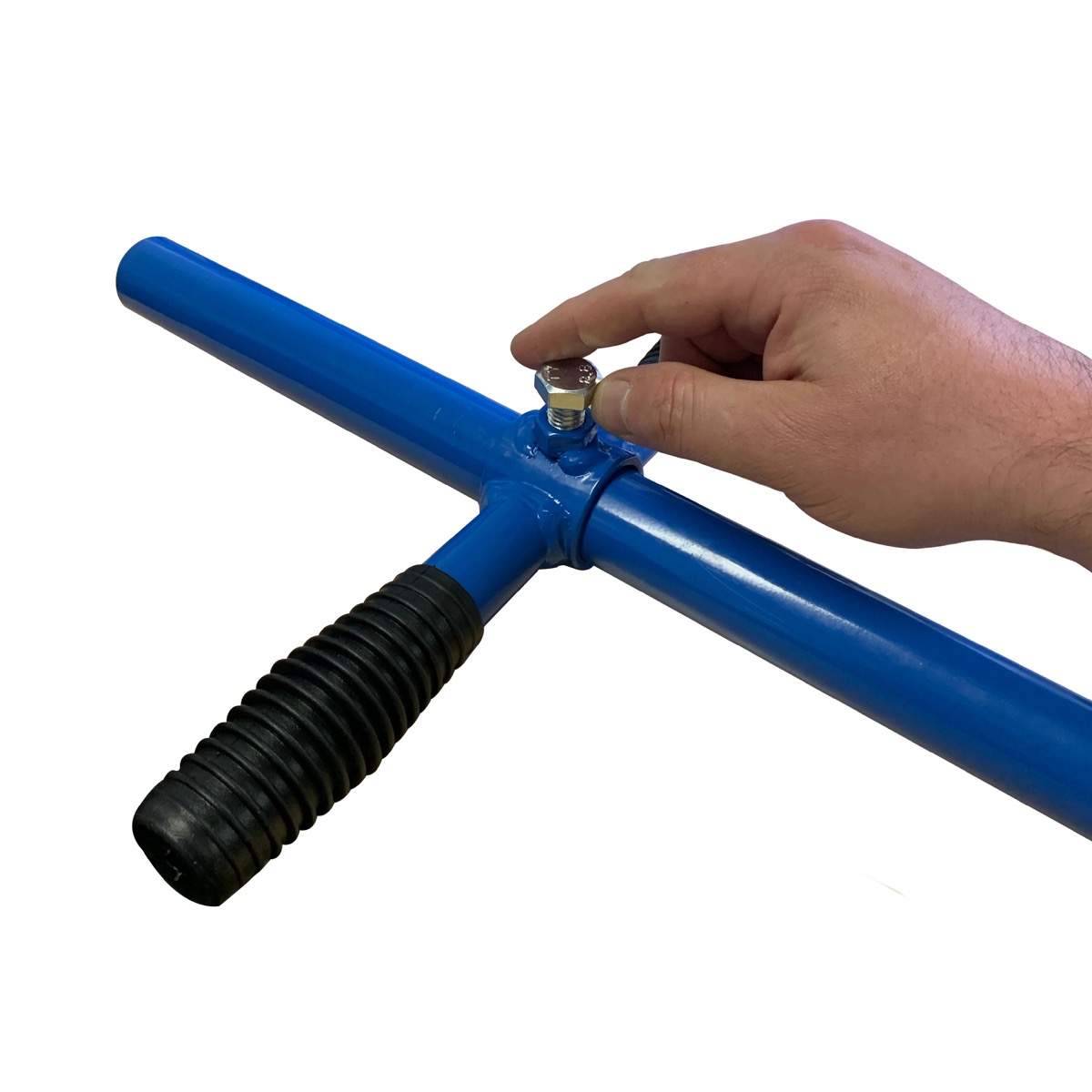 Tamp Beams are used to level concrete, this job is made easier with these adjustable handles which have a simple locking device allowing the handles to be set at a preferred height. Available from Speedcrete, United Kingdom.