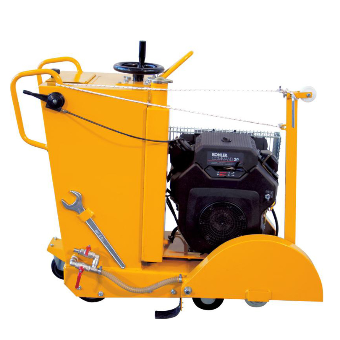 The Barikell Floor 10 is a concrete floor cutting machine available from Speedcrete, United Kingdom. This manual push saw is used to create expansion joints to protect from shrinkage.