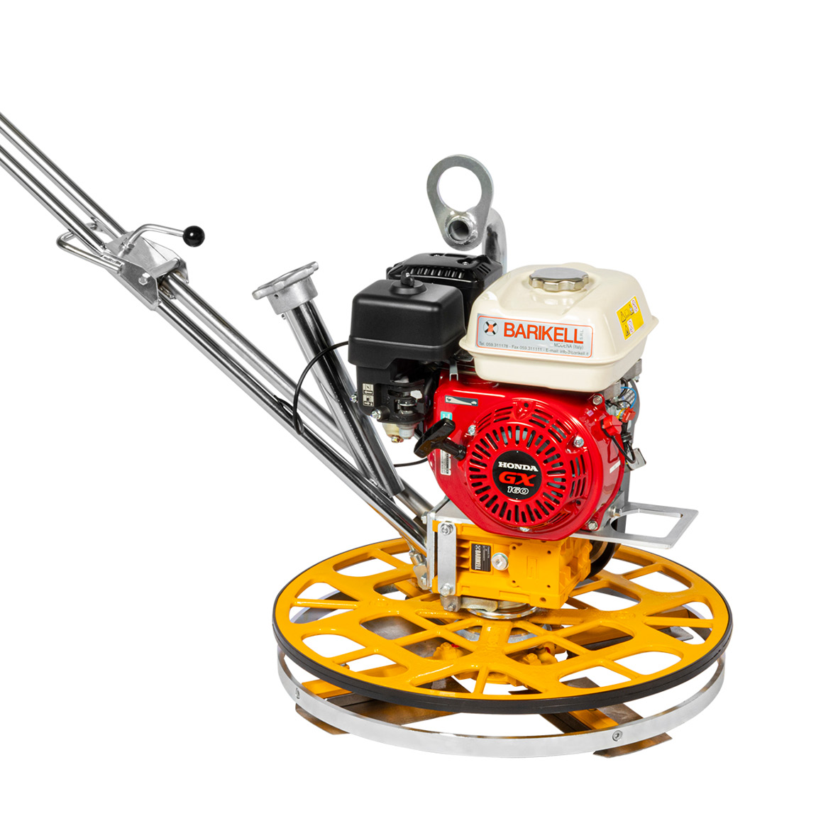 Barikell pedestrian floats are a trusted manufacturer of concrete levelling equipment based in Italy. Edging trowels are used by concrete professionals to perform in tight areas. Available to hire or buy from Speedcrete, United Kingdom.