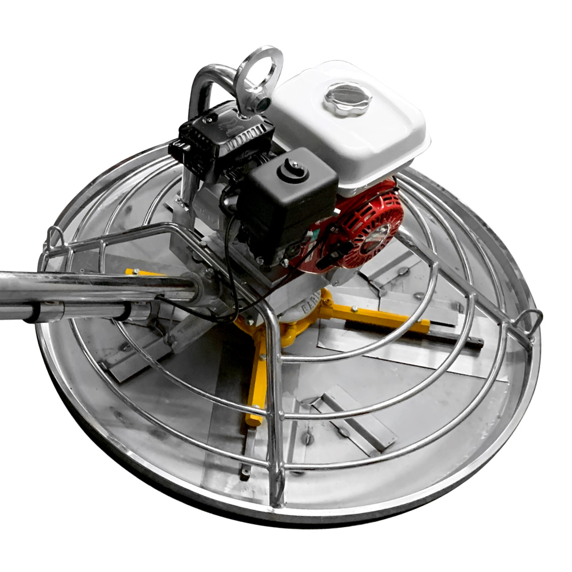 The Barikell Pedestrian concrete power trowel is a concrete finishing tool used to finish via a pan and afterwards with the blades. Available from Speedcrete, United Kingdom.
