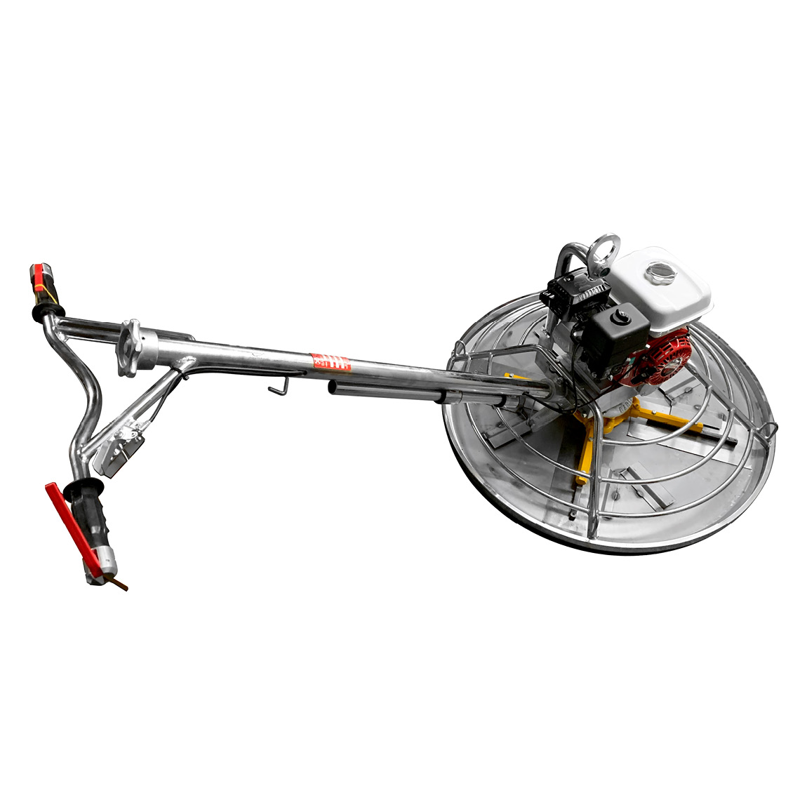 The Barikell Pedestrian concrete power trowel is a concrete finishing tool used to finish via a pan and afterwards with the blades. Available from Speedcrete, United Kingdom.