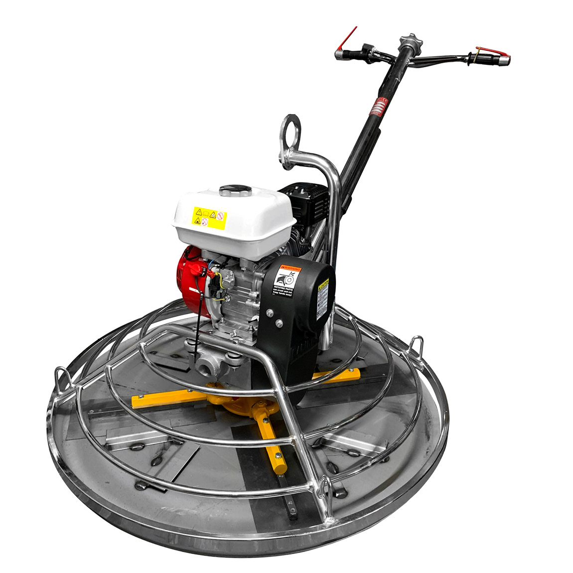 The Barikell Pedestrian concrete power trowel is a concrete finishing tool used to finish via a pan and afterwards with the blades. Available from Speedcrete, United Kingdom.