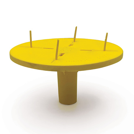 With two inches of adjustability, Beast Screed Adjustable Cap can be rotated up or down to ensure an accurate fixed elevation and more accurate FL numbers than common wet-screeding. Beast Screed Adjustable Cap is one of three necessary components to the B