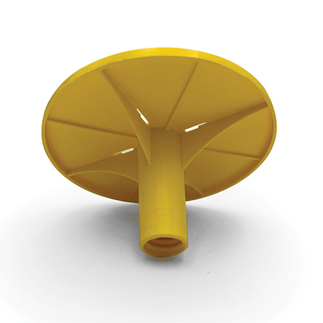 With two inches of adjustability, Beast Screed Adjustable Cap can be rotated up or down to ensure an accurate fixed elevation and more accurate FL numbers than common wet-screeding. Beast Screed Adjustable Cap is one of three necessary components to the B