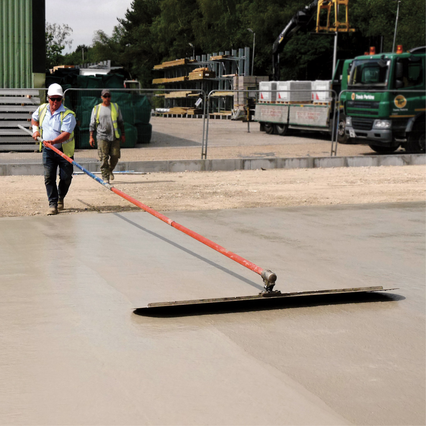 Big Blue Trowel Concrete Finishing Blades