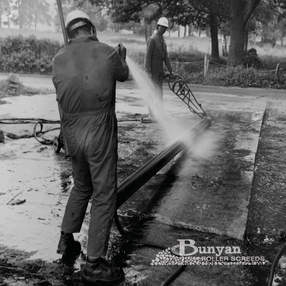 Hire or buy a Bunyan Striker roller screed from Speedcrete, suppliers of professional concrete finishing equipment in the United Kingdom.