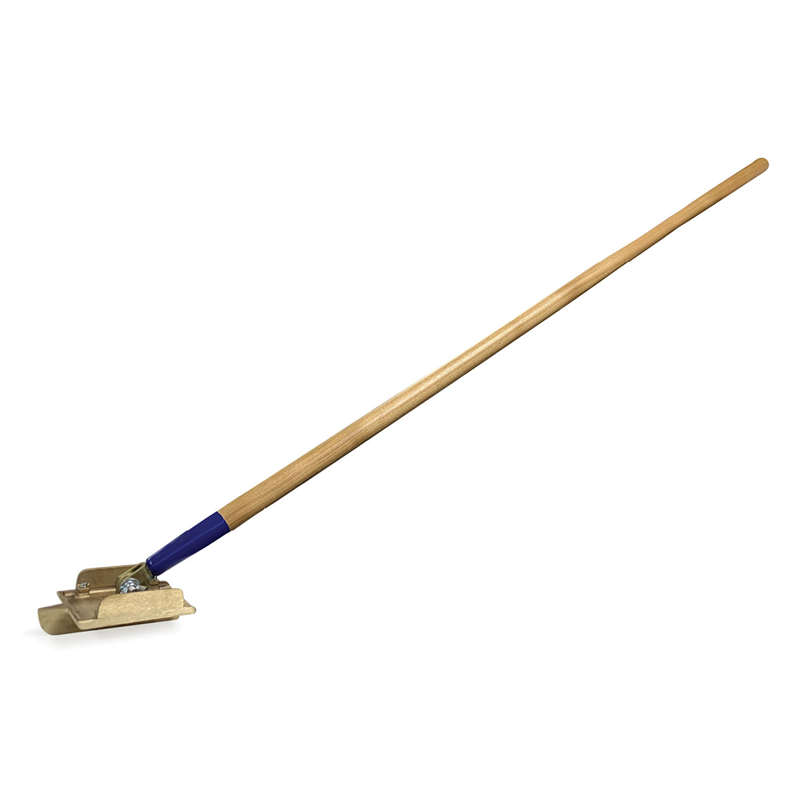 Clevis handle attached to a bronze concrete groover. This is used to create expansion joints in concrete. Available from Speedcrete, United Kingdom.