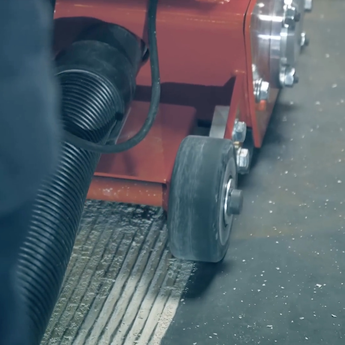 Husqvarna CG200 Scarifier. Supplied by Speedcrete, United Kingdom. The drum must be purchased separately.