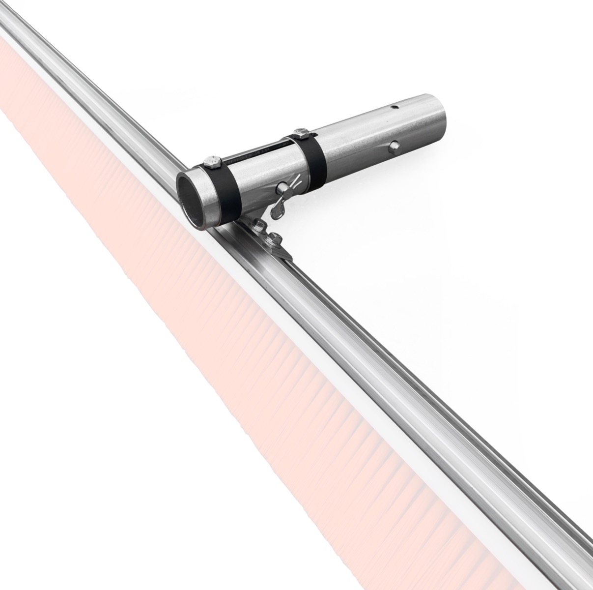 This is the metal frame mechanism and multi-use adapter houses a variety of 6ft Marion Brush texture strips. Available from Speedcrete, United Kingdom.