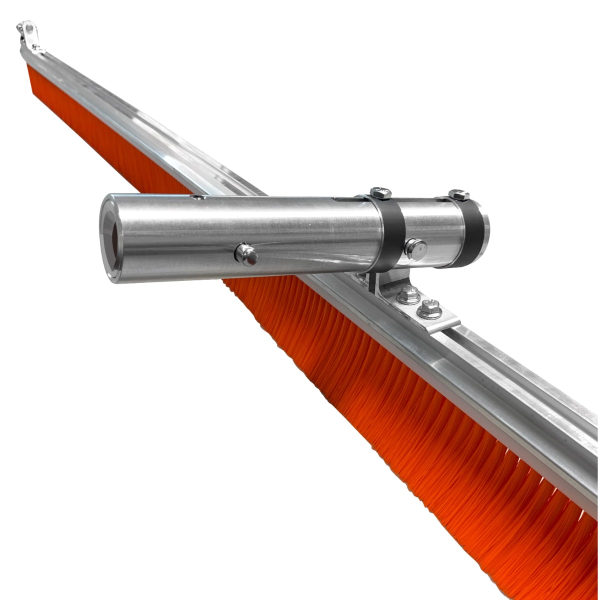 Marion Single Brush Systems choose you width and texture type. The single Chameleon concrete texturing brushes are available in widths of: 4ft, 6ft, and 8ft and you can choose from three #612 nylon resin colour coded texturing brushes. Orange: Medium, Gre