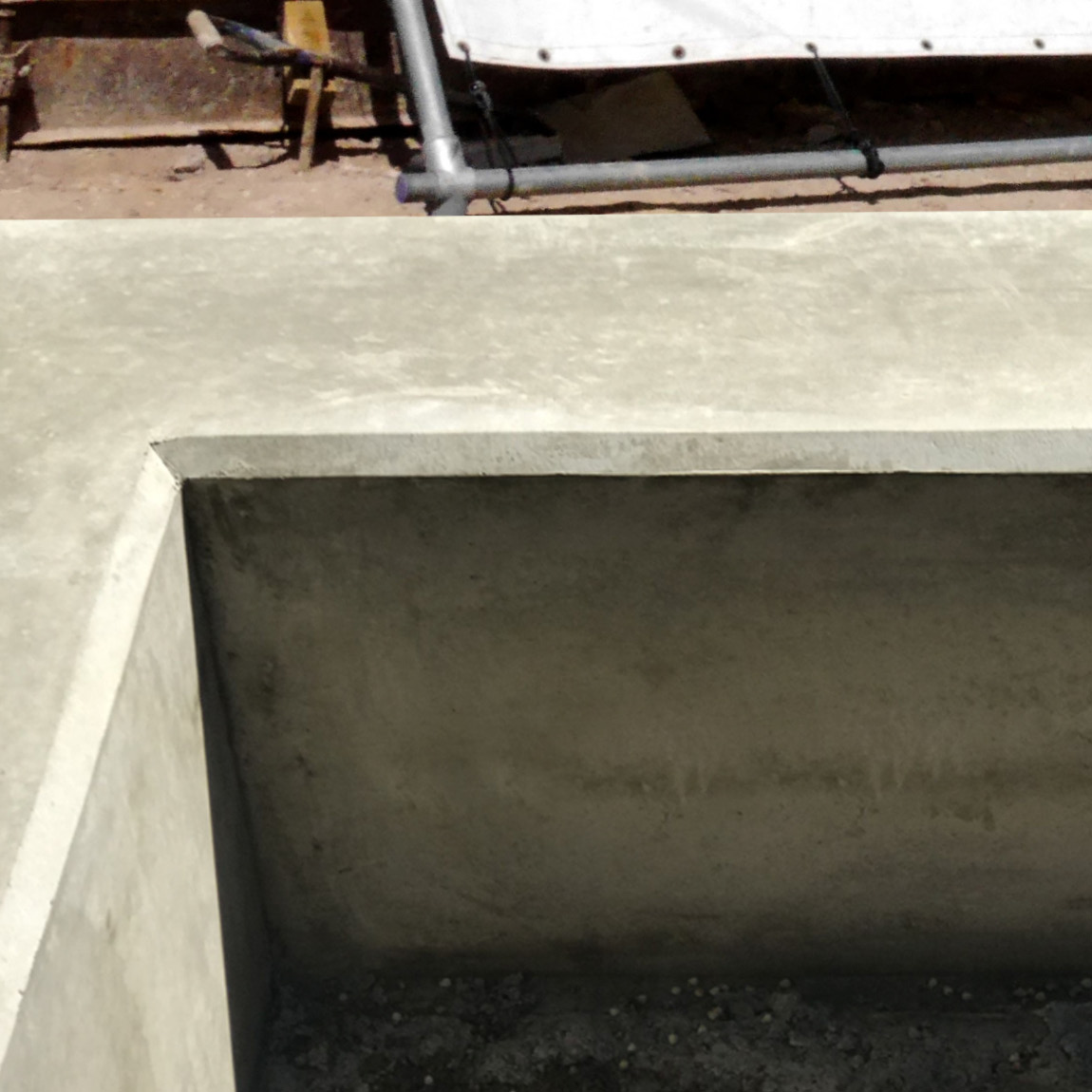 The 10 In. long stainless steel blade moves smoothly along the edge of concrete slabs. The tool is designed to produce a bevel edge on a concrete slab. This edger creates a 45° radius on the edge to prevent chipping with wear. Speedcrete, United Kingdom.