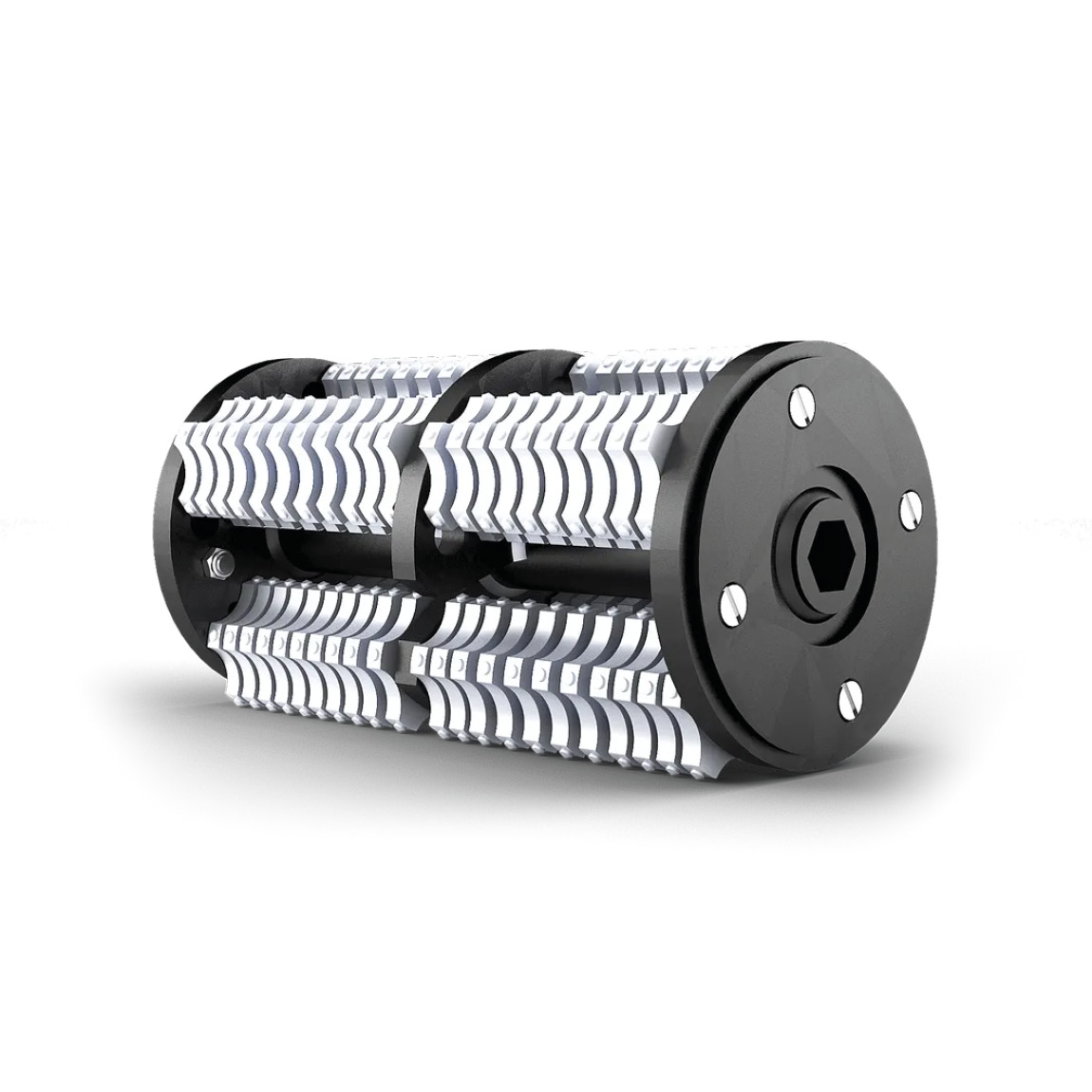 Drum filled with cutters. Pre-filled with either carbide wheels (for roughening concrete, stone and asphalt. Scarifier BMP 215