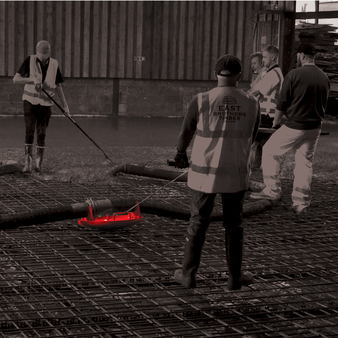 Concrete pump hose discs are used to ensure that concrete pours can be effectively managed on challenging surfaces. Speedcrete, United Kingdom Suppliers to the construction industry and concrete finishing innovators.