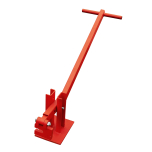 Stake puller for the concrete industry. This heavy duty puller removes metal stakes from the ground. These stake pullers are also used at festivals and outdoor tent erections. Available from Speedcrete, United Kingdom.