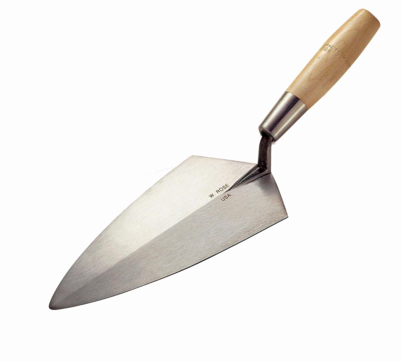 W.Rose Philadelphia Brick Trowels Wood Handle