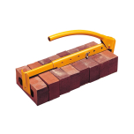 Adjustable yellow brick tong, brick tools from Speedcrete, United Kingdom.