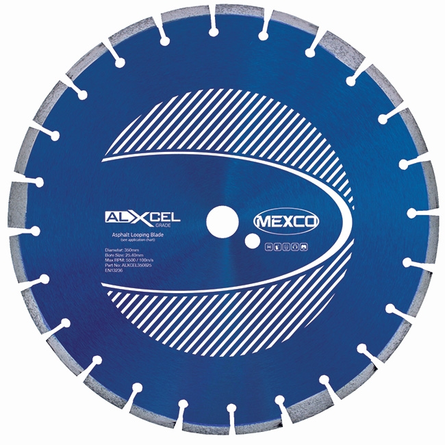 Mexco ALXCEL 350mm x 8mm Looping Blade - 25.4mm Bore