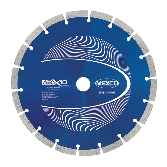 230mm Mexco Abrasive Materials Blade