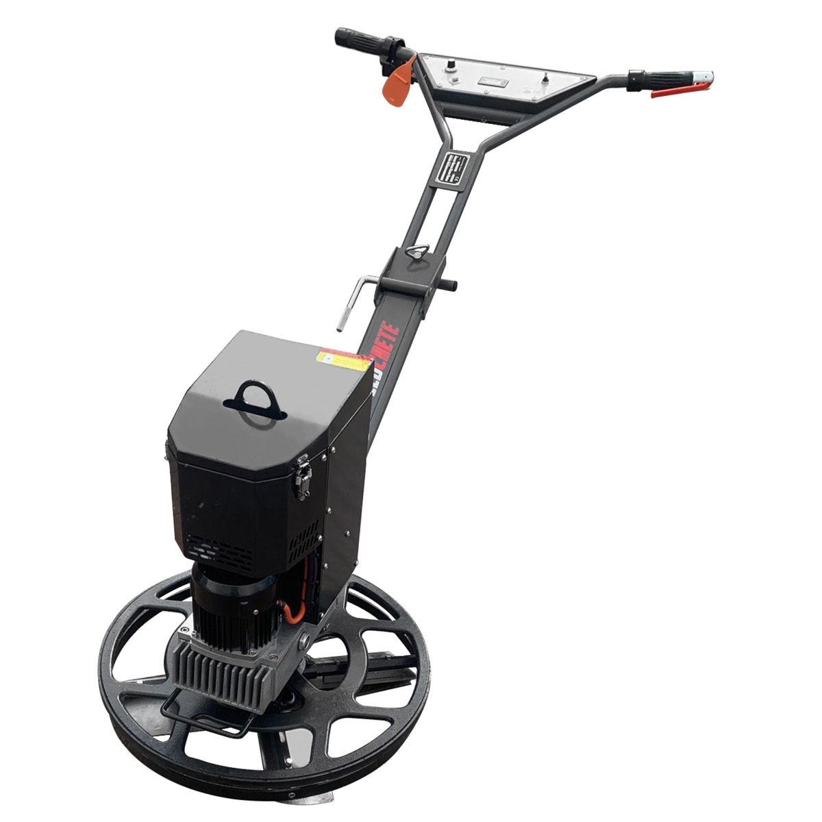 This battery powered 24" edging trowel from Speedcrete is used predominately for indoor work where fumes from fuel is illegal and VOC's are sought to be reduced on construction projects.
