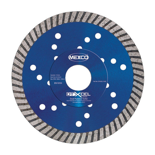 115mm Mexco Dual Purpose Turbo Blade