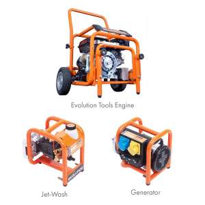 Evolution Tools Engine With Jetwash & Generator Attachments