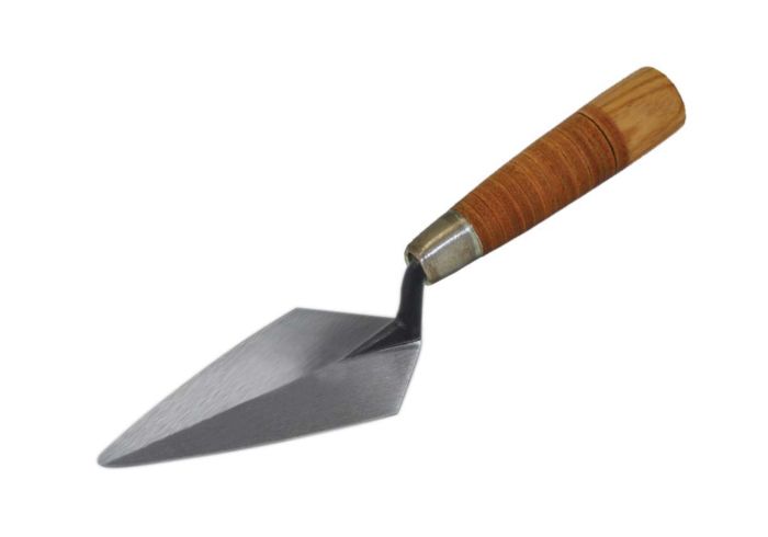 This pointing trowel is available for the professional bricklayers and archaeology enthusiasts. Each blade is forged from a single piece of carbon steel and heat tempered ready for a hand polished finish. Speedcrete, United Kingdom.