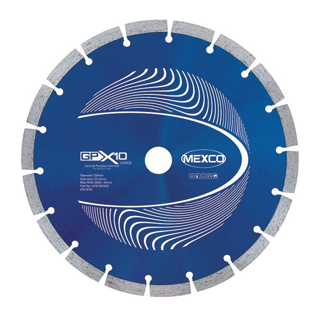 230mm Mexco GPX Concrete Blade