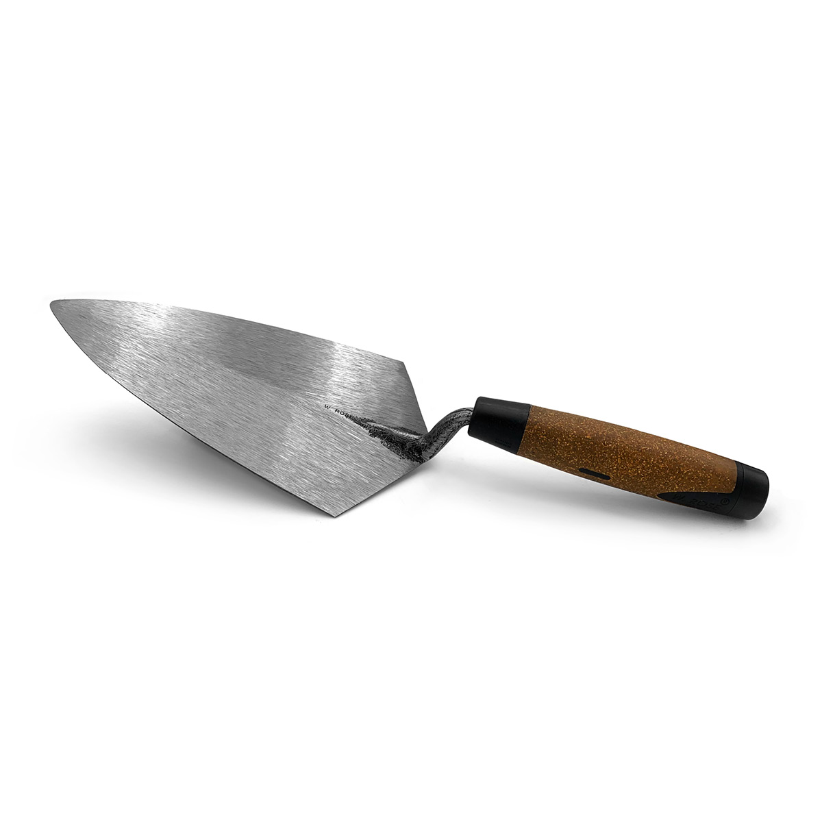 W.rose Philadelphia brick trowels with a cork handle are available via Speedcrete, United Kingdom. These forged steel trowels are a professional masonry tool of high quality.