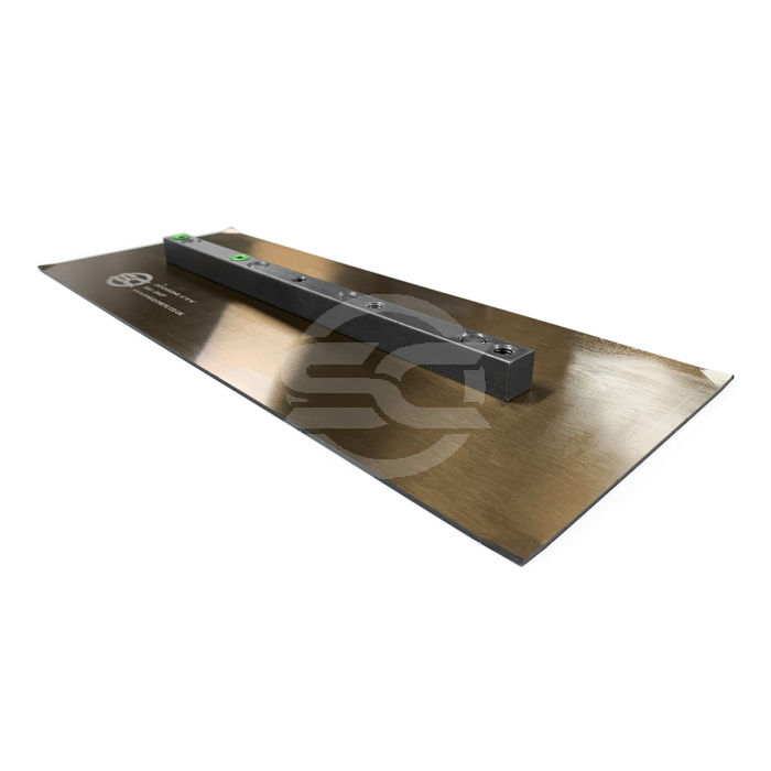 36" Trowel Blades | Metric Bolts Inc | 4/pack | 6" x 14". These concrete finishing blades are used on various 36" Pedestrian and Ride-on power trowels. Made from SK5 steel. Available from Speedcrete, United Kingdom. 36" Trowel Blades | Metric Bolts Inc | 4/pack | 6" x 14". These concrete finishing blades are used on various 36" Pedestrian and Ride-on power trowels. Made from SK5 steel. Available from Speedcrete, United Kingdom.