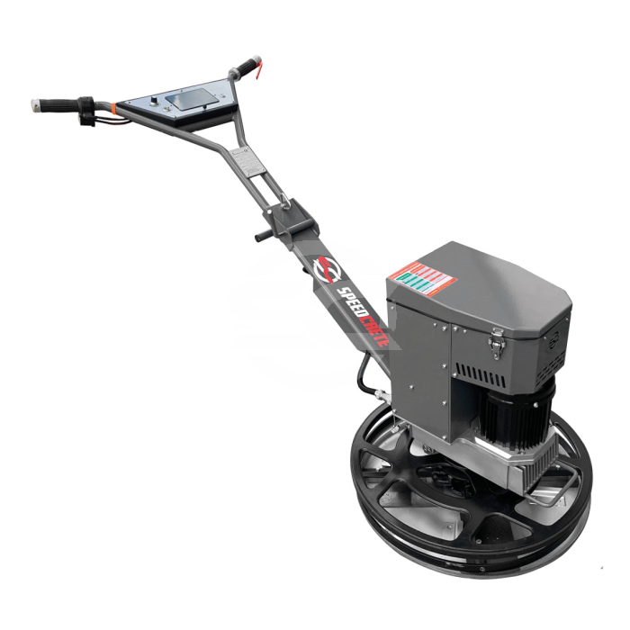 The new battery powered edging trowel available in the United Kingdom via Speedcrete. These walk-behind concrete finishing edgers are used in environments where fumes and high noise levels need to be a safety consideration. Available from Speedcrete Unite The new battery powered edging trowel available in the United Kingdom via Speedcrete. These walk-behind concrete finishing edgers are used in environments where fumes and high noise levels need to be a safety consideration. Available from Speedcrete Unite