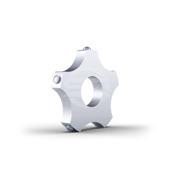 Tungsten-carbide-tipped cutter. High-performance tool for modifying the surface structure of concrete and asphalt. Carbide wheels for roughening concrete, stone and asphalt. Available from Speedcrete, United Kingdom.