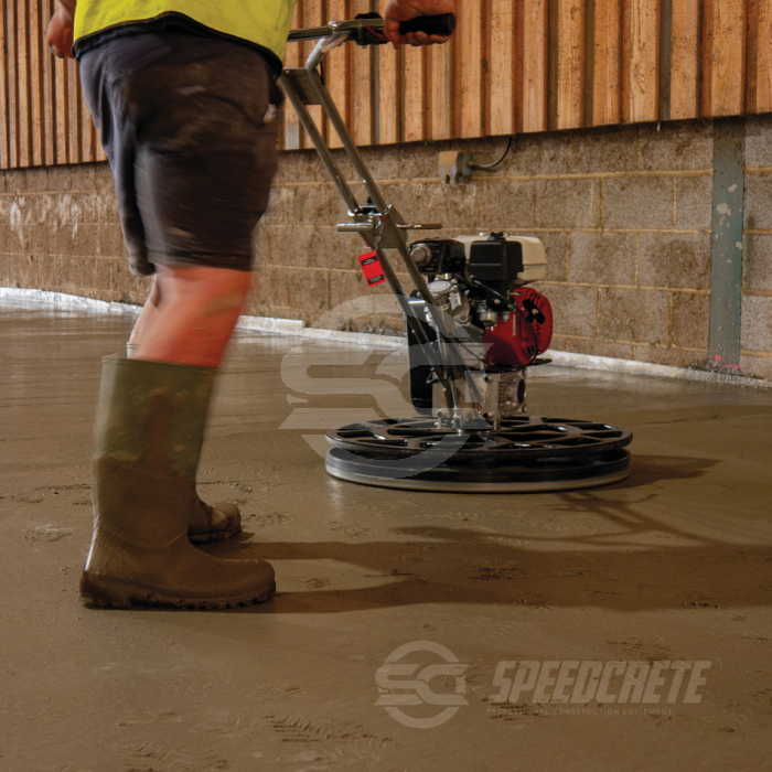 Hire this popular 30" petrol powered pedestrian edging trowel with 6 blades. This trowel allows for rapid completion of concrete slab edge work and around up-stand areas. Available from Speedcrete, United Kingdom. Hire this popular 30" petrol powered pedestrian edging trowel with 6 blades. This trowel allows for rapid completion of concrete slab edge work and around up-stand areas. Available from Speedcrete, United Kingdom.