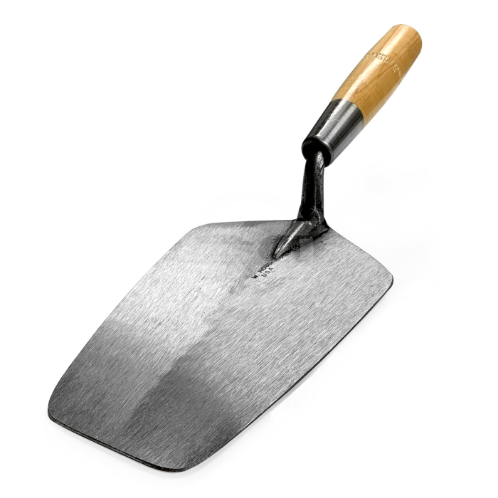 Bucket Trowel from W.Rose with a traditional wooden handle. This trowel is handy for removing mud from the bucket and laying along long lines of brick. Available from speedcrete, United Kingdom. Bucket Trowel from W.Rose with a traditional wooden handle. This trowel is handy for removing mud from the bucket and laying along long lines of brick. Available from speedcrete, United Kingdom.
