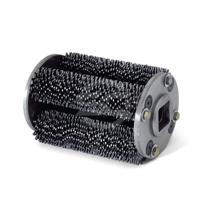 Drum filled with cutters. Pre-filled with either carbide wheels (for roughening concrete, stone and asphalt, as well as for removing old coatings, resins, screeds, tiles or other hard materials) or milling cutters (for removing and stripping thermoplastic