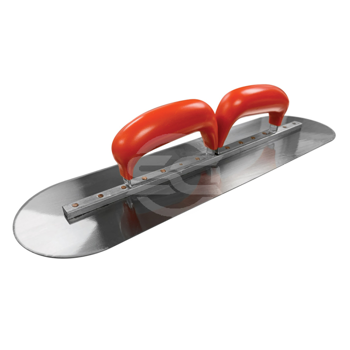 Resin Double Handle Duo Trowel Fat 450mm x 125mm. This trowel has been designed so that both hands can be used to apply the optimal pressure required to place resin bound gravel material. It adds both comfort and control.