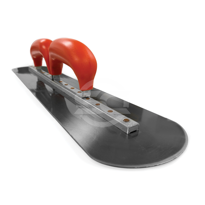 Resin Double Handle Duo Trowel Fat 500mm x 125mm. This trowel has been designed so that both hands can be used to apply the optimal pressure required to place resin bound gravel material. It adds both comfort and control.