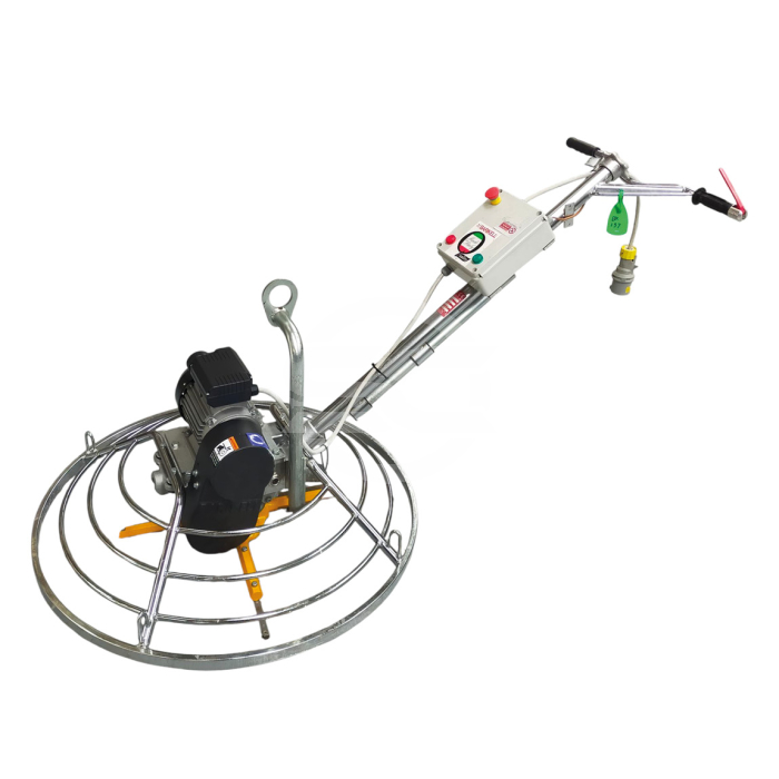 Used 36" Barikell Moskito Electric Edging Power Trowel. This used walk behind power float is taken straight from our own rental fleet. Heavy duty and industry standard trowel with rotating guard ring. 110V Electric Power.