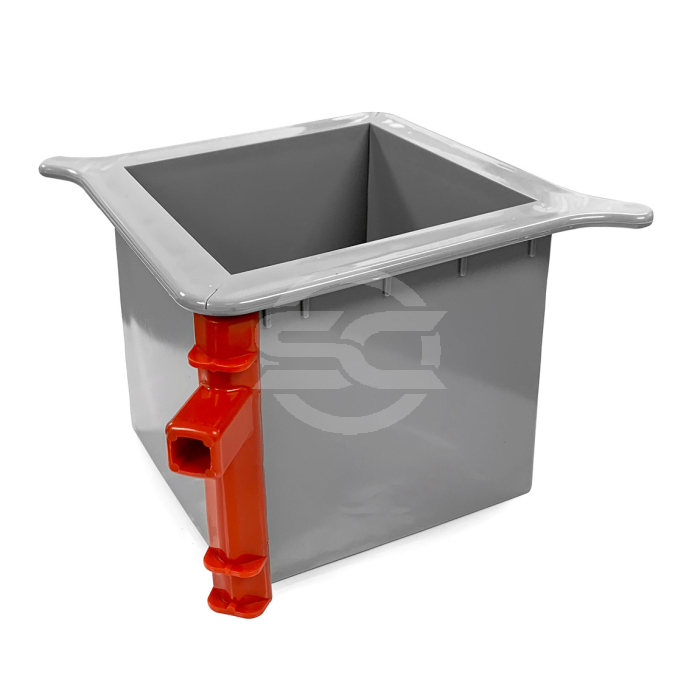 Concrete testing needs to be carried out and sent away to be analysed under Lab conditions. These reusable plastic cube moulds are used as part of the testing process. Available from Speedcrete, United Kingdom. Concrete testing needs to be carried out and sent away to be analysed under Lab conditions. These reusable plastic cube moulds are used as part of the testing process. Available from Speedcrete, United Kingdom.