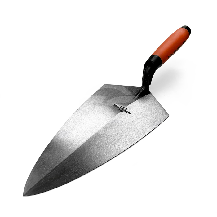 The MARSHALLTOWN Low Lift Brick Trowels feature a specially designed 102° handle angle, which is ideal for bricklayers who are accustomed to a lower lift. This unique angle ensures comfort on the job while reducing wrist and hand pain. Available from spee The MARSHALLTOWN Low Lift Brick Trowels feature a specially designed 102° handle angle, which is ideal for bricklayers who are accustomed to a lower lift. This unique angle ensures comfort on the job while reducing wrist and hand pain. Available from spee