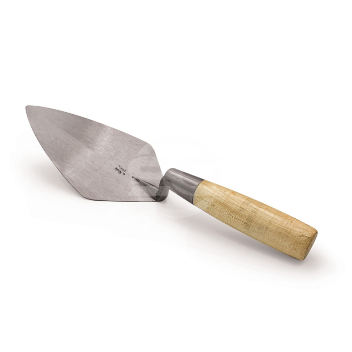 Speedcrete supply w.rose trowels in the United Kingdom. This Narrow London pattern trowel has the traditional wooden handle. Masonry tools for professionals. Speedcrete supply w.rose trowels in the United Kingdom. This Narrow London pattern trowel has the traditional wooden handle. Masonry tools for professionals.