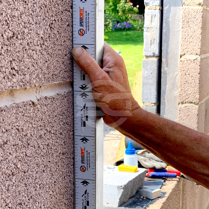Bricklayers Profile Gauge Tape
