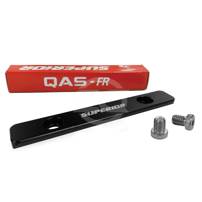 The QAS-FR bracket allows you to mount on tools with a two bolt pattern. Holes are 3.875 inches apart. Works with our walking groover, and our walking edger. QAS-FR also allows you to attach the mounting plate to any of the following Kraft fresno tools: ( The QAS-FR bracket allows you to mount on tools with a two bolt pattern. Holes are 3.875 inches apart. Works with our walking groover, and our walking edger. QAS-FR also allows you to attach the mounting plate to any of the following Kraft fresno tools: (
